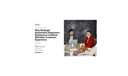 IDC -studie: strategische automatisering stelt werknemers in staat om moeiteloos CX te leveren