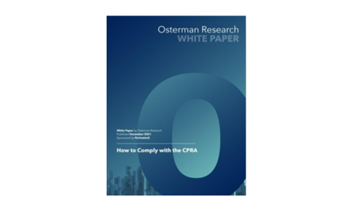 Osterman Research: hoe te voldoen aan het CPRA -rapport